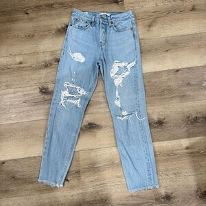 LEVI’S Distressed Light Blue Women's Jeans, Wedgie